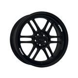1 X Katana Racing KR02 18X8 5X112 73.1 Hub 6.07 Offset Matte Black Wheel Rim
