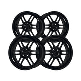 1 X Katana Racing KR02 18X8 5X100 73.1 Hub 6.07 Offset Matte Black Wheel Rim