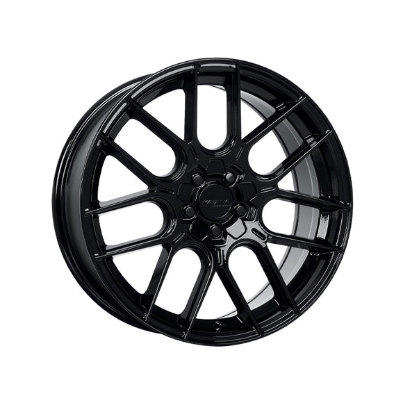 1 X Katana Racing KR04 20X8.5 5X120 73.1 Hub 6.32 Offset Glossy Black Wheel Rim