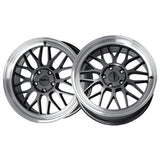 1 X Katana Racing KR06 18X8 5X114.3 73.1 Hub 6.07 Offset Glossy Gun Metal Machine Lip Wheel Rim