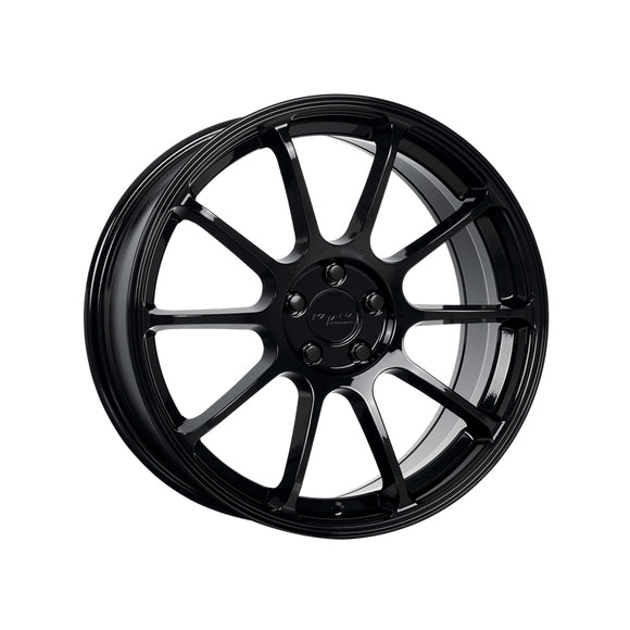 1 X Katana Racing KR07 17X7.5 5X100 73.1 Hub 5.82 Offset Glossy Black Wheel Rim