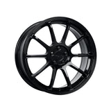 1 X Katana Racing KR07 17X7.5 5X100 73.1 Hub 5.82 Offset Glossy Black Wheel Rim