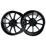 1 X Katana Racing KR07 18x8 5x100 73.1 Hub 6.07 Offset Glossy Black Wheel Rim
