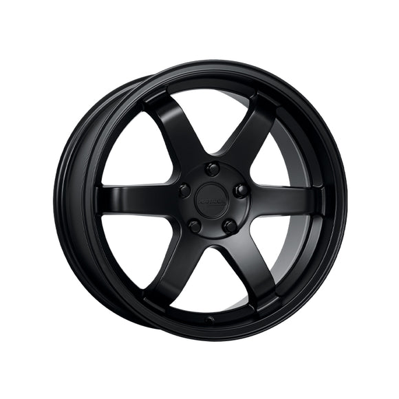 1 X Katana Racing KR08 17x7.5 5x114.3 73.1 Hub 5.82 Offset Matte Black Wheel Rim