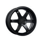 1 X Katana Racing KR08 18X8 5X114.3 73.1 Hub 6.07 Offset Matte Black Wheel Rim