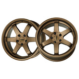 1 X Katana Racing KR08 17X7.5 5X114.3 73.1 Hub 5.82 Offset Matte Bronze Wheel Rim