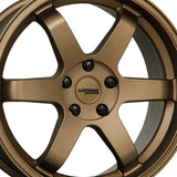 1 X Katana Racing KR08 17X7.5 5X100 73.1 Hub 5.82 Offset Matte Bronze Wheel Rim