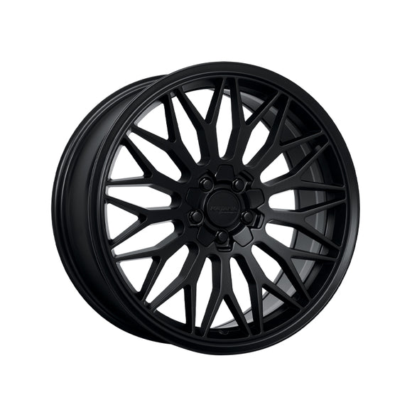1 X Katana Racing KR09 18X8 5X100 73.1 Hub 6.07 Offset Matte Black Wheel Rim