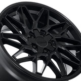 1 X Katana Racing KR09 18X8 5X112 73.1 Hub 6.07 Offset Matte Black Wheel Rim