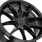 1 X Katana Racing KR10 20X8.5 5X114.3 73.1 Hub 6.32 Offset Glossy Black Wheel Rim