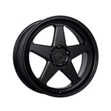 1 X Katana Racing KR03 18x8 5x114.3 73.1 Hub 6.07 Offset Matte Black Wheel Rim