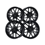 1 X Katana Racing KR04 18X8 5X100 73.1 Hub 6.07 Offset Matte Black Wheel Rim