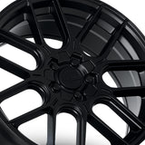 1 X Katana Racing KR04 20x8.5 5x120/5x114.3 73.1 Hub 6.32 Offset Matte Black Wheel Rim