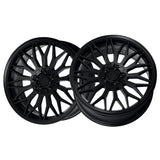 1 X Katana Racing KR05 18X8 5X120 73.1 Hub 6.07 Offset Matte Black Wheel Rim
