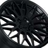 1 X Katana Racing KR05 18X8 5X120 73.1 Hub 6.07 Offset Matte Black Wheel Rim