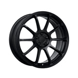 1 X Katana Racing KR07 17x7.5 5x114.3 73.1 Hub 5.82 Offset Matte Black Wheel Rim