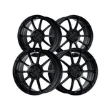 1 X Katana Racing KR07 17x7.5 5x114.3 73.1 Hub 5.82 Offset Matte Black Wheel Rim