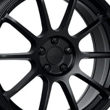 1 X Katana Racing KR07 17x7.5 5x114.3 73.1 Hub 5.82 Offset Matte Black Wheel Rim