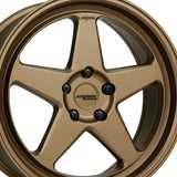 1 X Katana Racing KR03 18X8 5X114.3 73.1 Hub 6.07 Offset Matte Bronze Wheel Rim