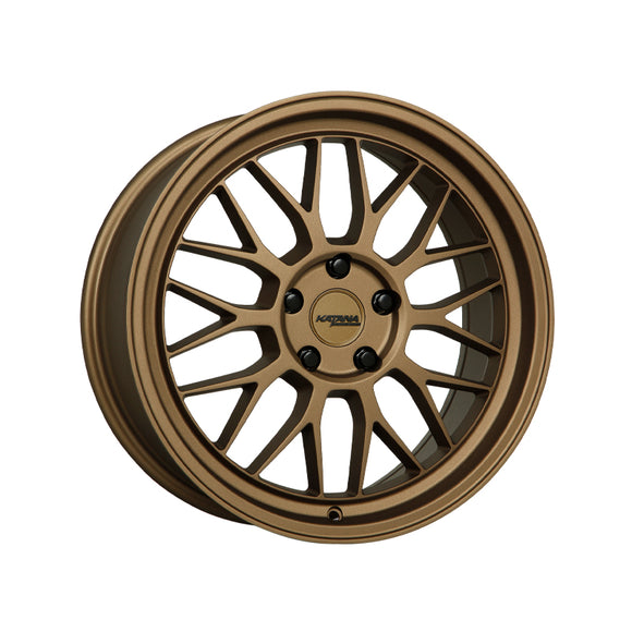 1 X Katana Racing KR06 18x8 5x100 73.1 Hub 6.07 Offset Matte Bronze Wheel Rim