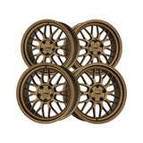 1 X Katana Racing KR06 18X8 5X112 66.6 Hub 6.07 Offset Glossy Black Machined Lip Wheel Rim