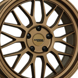 1 X Katana Racing KR06 18X8 5X112 66.6 Hub 6.07 Offset Glossy Black Machined Lip Wheel Rim