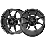 1 X Konig 102B Lockout 18X8.5 5X112 66.6 Hub +43 Offset Gloss Black Wheel Rim