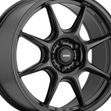 1 X Konig 102B Lockout 18X8.5 5X112 66.6 Hub +43 Offset Gloss Black Wheel Rim