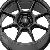 Konig 127 16X7.5 5X4.50 73.10 Hub +40 Offset Black Wheel Rim