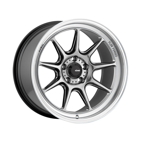 1 X Konig 105M Countergram 18X8.5 5X120 72.6 Hub +35 Offset Chrome Wheel Rim
