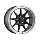 1 X Konig 105MB Countergram 18X11 5X114.3 73.1 Hub +15 Offset Black Wheel Rim