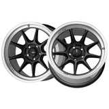 1 X Konig 105MB Countergram 15X8 4x100 73.1 Hub +25 Offset Black Wheel Rim