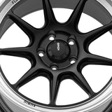 1 X Konig 105MB Countergram 15X8 4x100 73.1 Hub +25 Offset Black Wheel Rim