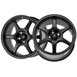 1 X Konig 106B Hexaform 18X8.5 5X112 66.6 Hub +43 Offset Black Wheel Rim