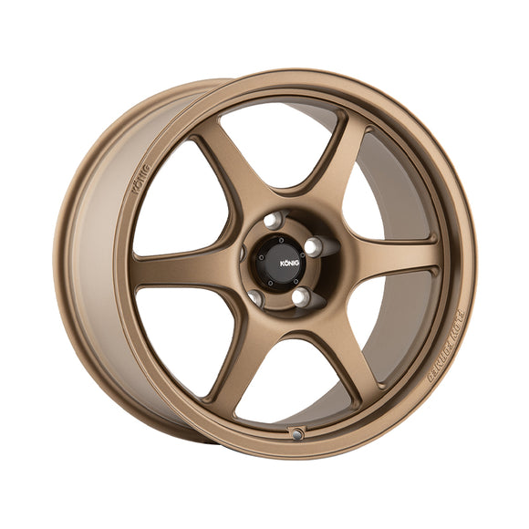 1 X Konig 106BZ Hexaform 18X8.5 5X114.3 73.1 Hub +43 Offset Bronze Wheel Rim