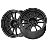 1 X Konig 47B Hypergram 18X11 5x4.50 73.1 Hub +15 Offset Black Wheel Rim