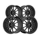 1 X Konig 47B Hypergram 18X11 5x4.50 73.1 Hub +15 Offset Black Wheel Rim