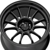 1 X Konig 47B Hypergram 18X8.5 5x108 73.1 Hub +43 Offset Black Wheel Rim