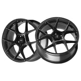 1 X Konig 107GB Diverge 20X8.50 5X112 66.6 Hub 43 Offset Black Wheel Rim