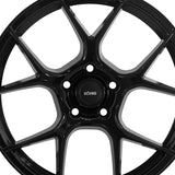 1 X Konig 107GB Diverge 20X8.50 5X112 66.6 Hub 43 Offset Black Wheel Rim