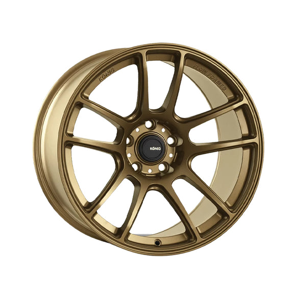 1 X Konig 108BZ Heliogram 17X8.5 4X100 73.1 Hub 45 Offset Matte Bronze Wheel Rim