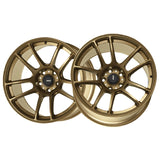 1 X Konig 108BZ Heliogram 18X12 5X4.50 73.1 Hub 20 Offset Bronze Wheel Rim