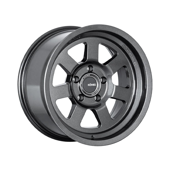 1 X Konig Hyper Trail 18X9 5X5.00 71.5 Hub +00 Offset Anthracite Wheel Rim