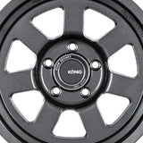 1 X Konig Hyper Trail 17X9 5X5.00 71.5 Hub -12 Offset Anthracite Wheel Rim