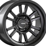 1 X Konig Hyper Trail 18X9 6X5.50 106.1 Hub +00 Offset Anthracite Wheel Rim