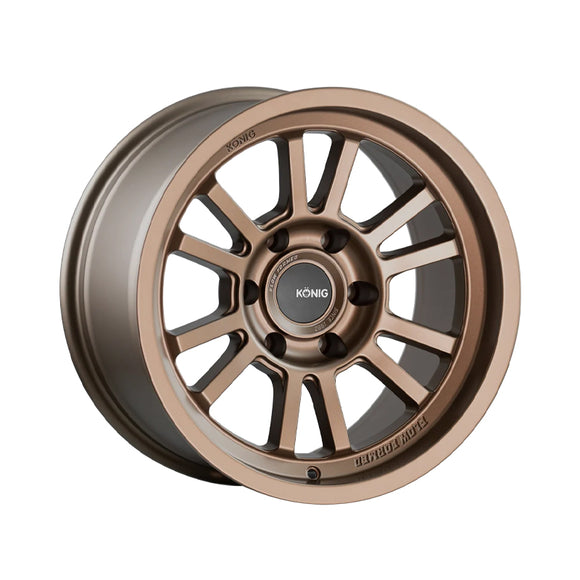 1 X Konig Hyper Trail 18X9 5X5.00 71.5 Hub +00 Offset Bronze Wheel Rim
