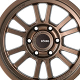 1 X Konig Hyper Trail 17X9 5X5.00 71.5 Hub -12 Offset Bronze Wheel Rim