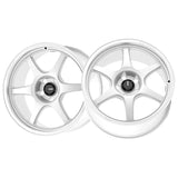 1 X Konig 106GW Hexaform 18X8.50 5X108 73.1 Hub 43 Offset White Wheel Rim