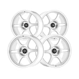1 X Konig 106GW Hexaform 18X8.50 5X108 73.1 Hub 43 Offset White Wheel Rim