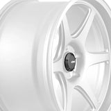 1 X Konig 106GW Hexaform 18X8.5 5X112 73.1 Hub 43 Offset Gloss White Wheel Rim